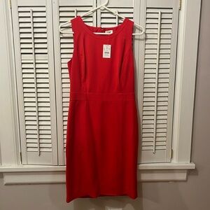 Sleeveless red dress